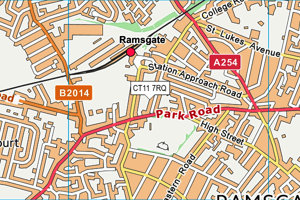 CT11 7RQ map - OS VectorMap District (Ordnance Survey) CT11 7RQ map - OS VectorMap District (Ordnance Survey)