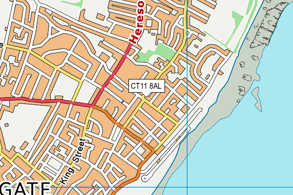 CT11 8AL map - OS VectorMap District (Ordnance Survey) CT11 8AL map - OS VectorMap District (Ordnance Survey)