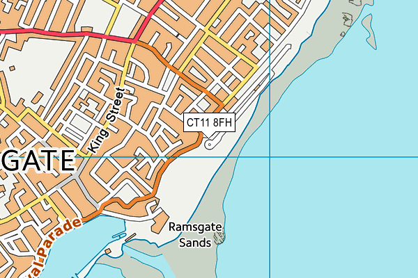 CT11 8FH map - OS VectorMap District (Ordnance Survey) CT11 8FH map - OS VectorMap District (Ordnance Survey)