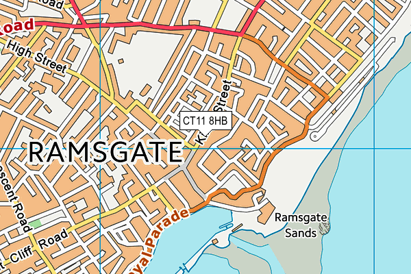 CT11 8HB map - OS VectorMap District (Ordnance Survey) CT11 8HB map - OS VectorMap District (Ordnance Survey)