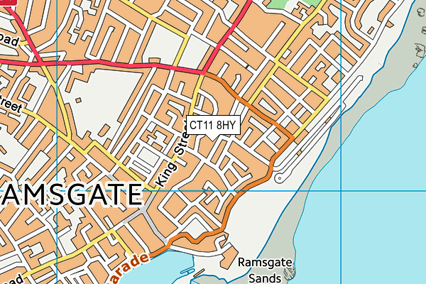 CT11 8HY map - OS VectorMap District (Ordnance Survey) CT11 8HY map - OS VectorMap District (Ordnance Survey)