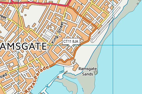 CT11 8JA map - OS VectorMap District (Ordnance Survey) CT11 8JA map - OS VectorMap District (Ordnance Survey)
