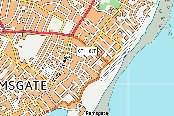 CT11 8JT map - OS VectorMap District (Ordnance Survey) CT11 8JT map - OS VectorMap District (Ordnance Survey)