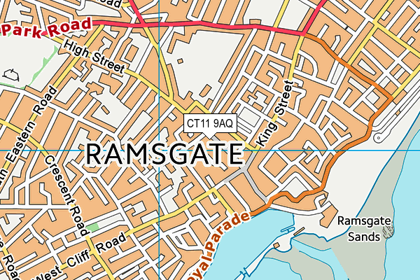 CT11 9AQ map - OS VectorMap District (Ordnance Survey) CT11 9AQ map - OS VectorMap District (Ordnance Survey)