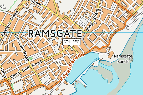 CT11 9EG map - OS VectorMap District (Ordnance Survey) CT11 9EG map - OS VectorMap District (Ordnance Survey)