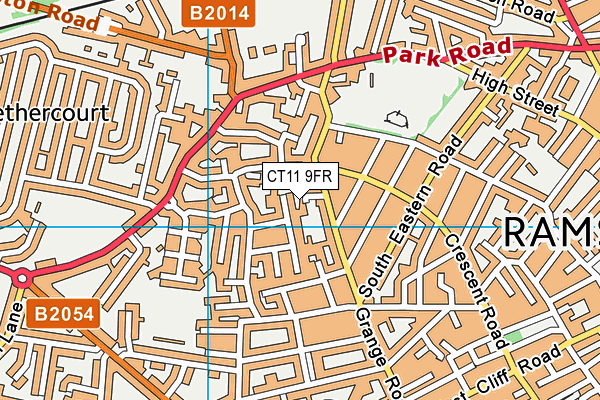 CT11 9FR map - OS VectorMap District (Ordnance Survey) CT11 9FR map - OS VectorMap District (Ordnance Survey)