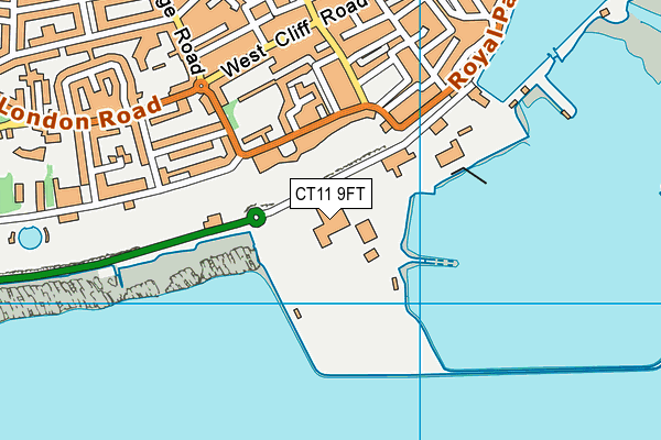 CT11 9FT map - OS VectorMap District (Ordnance Survey) CT11 9FT map - OS VectorMap District (Ordnance Survey)