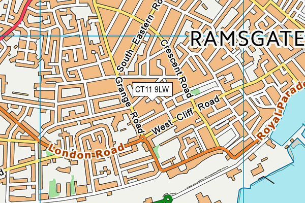 CT11 9LW map - OS VectorMap District (Ordnance Survey) CT11 9LW map - OS VectorMap District (Ordnance Survey)