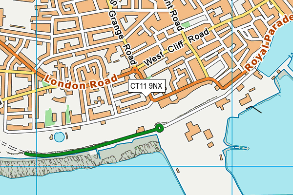 CT11 9NX map - OS VectorMap District (Ordnance Survey) CT11 9NX map - OS VectorMap District (Ordnance Survey)
