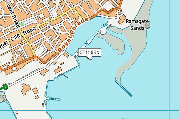 CT11 9RN map - OS VectorMap District (Ordnance Survey) CT11 9RN map - OS VectorMap District (Ordnance Survey)