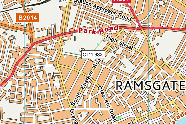 CT11 9SX map - OS VectorMap District (Ordnance Survey) CT11 9SX map - OS VectorMap District (Ordnance Survey)