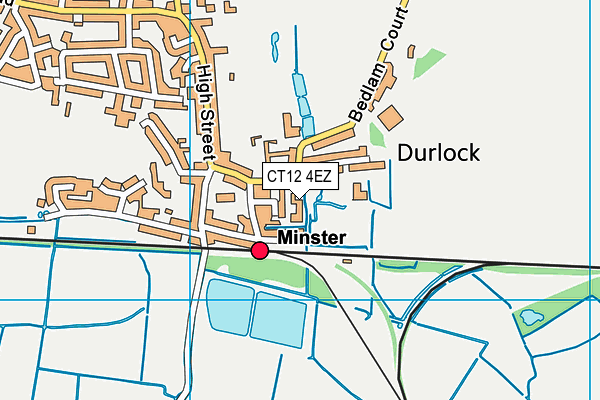 CT12 4EZ map - OS VectorMap District (Ordnance Survey) CT12 4EZ map - OS VectorMap District (Ordnance Survey)