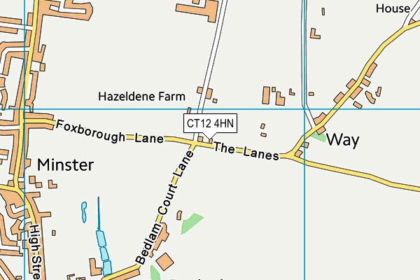 CT12 4HN map - OS VectorMap District (Ordnance Survey) CT12 4HN map - OS VectorMap District (Ordnance Survey)