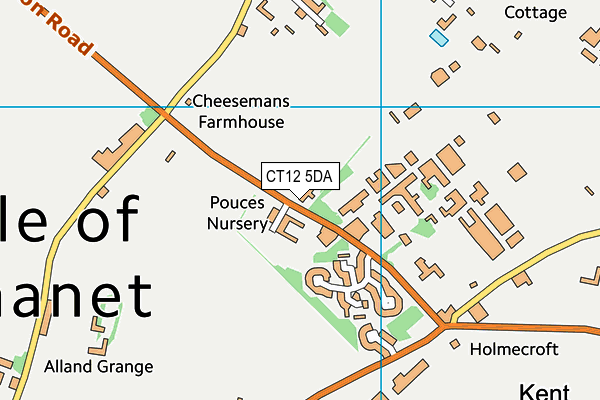 CT12 5DA map - OS VectorMap District (Ordnance Survey) CT12 5DA map - OS VectorMap District (Ordnance Survey)