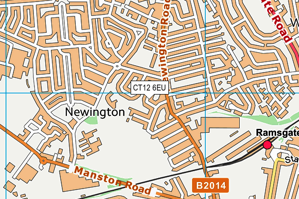 CT12 6EU map - OS VectorMap District (Ordnance Survey) CT12 6EU map - OS VectorMap District (Ordnance Survey)
