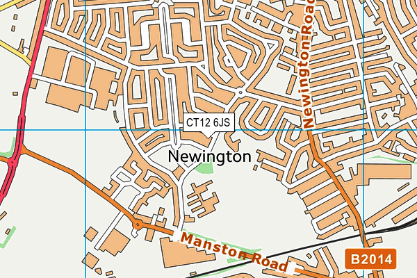 CT12 6JS map - OS VectorMap District (Ordnance Survey) CT12 6JS map - OS VectorMap District (Ordnance Survey)