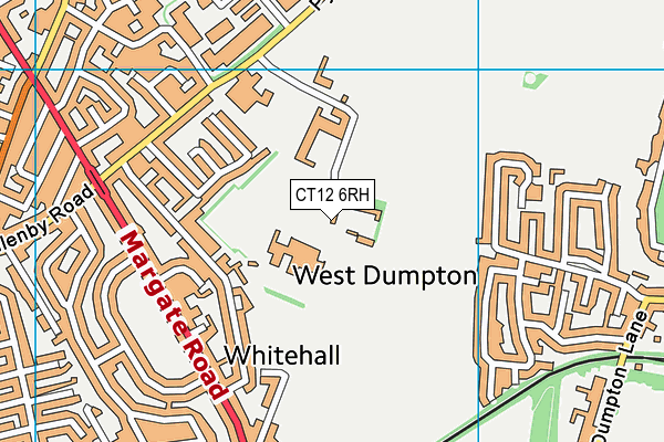 CT12 6RH map - OS VectorMap District (Ordnance Survey) CT12 6RH map - OS VectorMap District (Ordnance Survey)