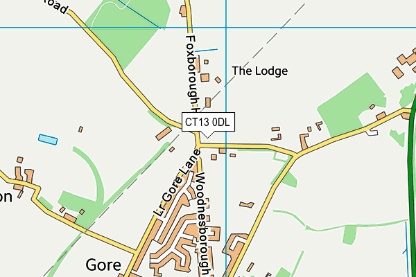 CT13 0DL map - OS VectorMap District (Ordnance Survey) CT13 0DL map - OS VectorMap District (Ordnance Survey)