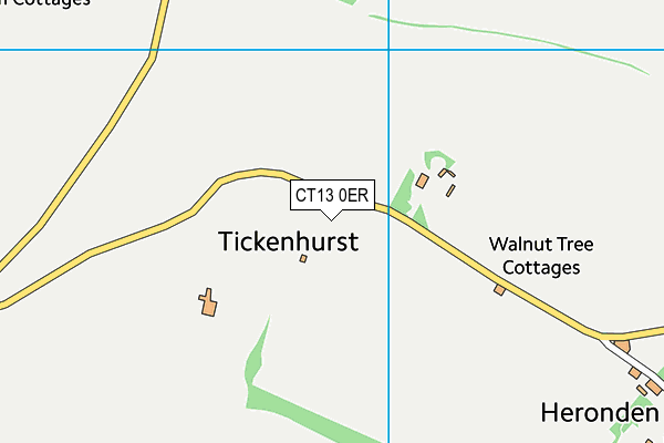 CT13 0ER map - OS VectorMap District (Ordnance Survey) CT13 0ER map - OS VectorMap District (Ordnance Survey)