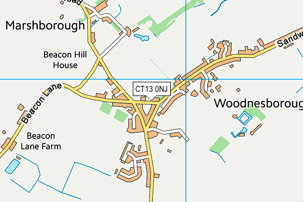 CT13 0NJ map - OS VectorMap District (Ordnance Survey) CT13 0NJ map - OS VectorMap District (Ordnance Survey)