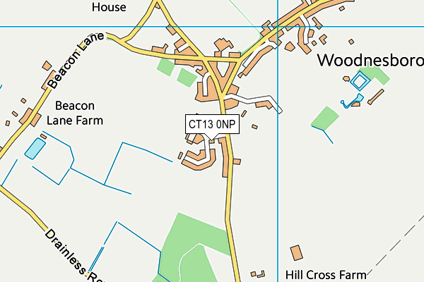 CT13 0NP map - OS VectorMap District (Ordnance Survey) CT13 0NP map - OS VectorMap District (Ordnance Survey)