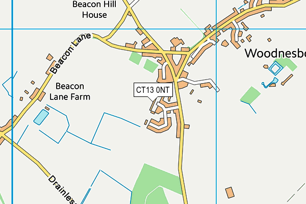 CT13 0NT map - OS VectorMap District (Ordnance Survey) CT13 0NT map - OS VectorMap District (Ordnance Survey)