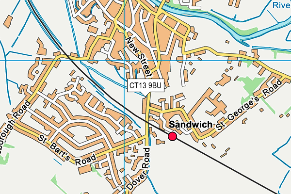 CT13 9BU map - OS VectorMap District (Ordnance Survey) CT13 9BU map - OS VectorMap District (Ordnance Survey)
