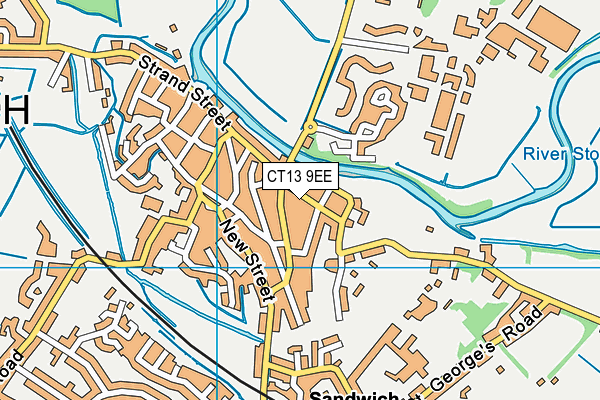 CT13 9EE map - OS VectorMap District (Ordnance Survey) CT13 9EE map - OS VectorMap District (Ordnance Survey)