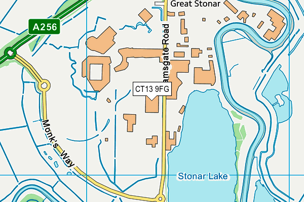 CT13 9FG map - OS VectorMap District (Ordnance Survey) CT13 9FG map - OS VectorMap District (Ordnance Survey)