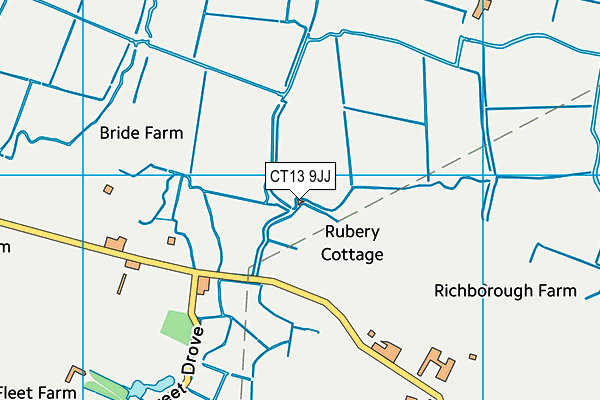 CT13 9JJ map - OS VectorMap District (Ordnance Survey) CT13 9JJ map - OS VectorMap District (Ordnance Survey)