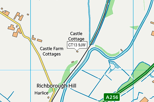 CT13 9JW map - OS VectorMap District (Ordnance Survey) CT13 9JW map - OS VectorMap District (Ordnance Survey)