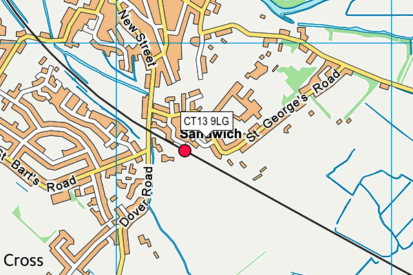 CT13 9LG map - OS VectorMap District (Ordnance Survey) CT13 9LG map - OS VectorMap District (Ordnance Survey)