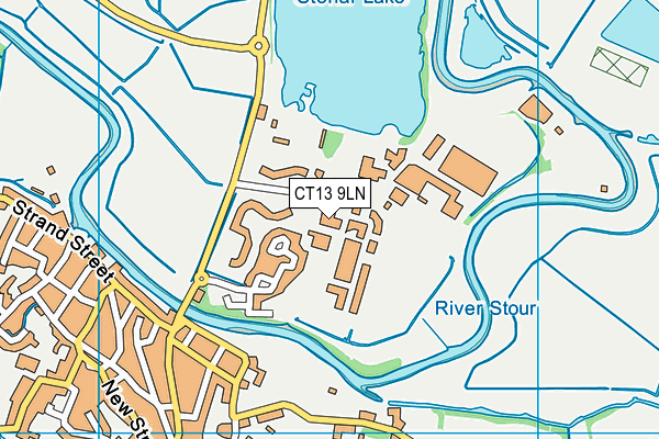 CT13 9LN map - OS VectorMap District (Ordnance Survey) CT13 9LN map - OS VectorMap District (Ordnance Survey)