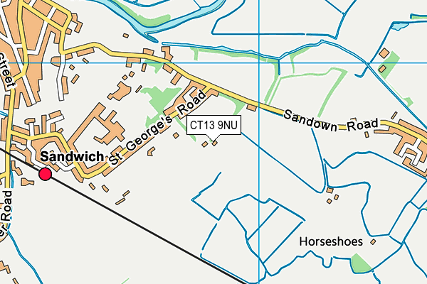 CT13 9NU map - OS VectorMap District (Ordnance Survey) CT13 9NU map - OS VectorMap District (Ordnance Survey)