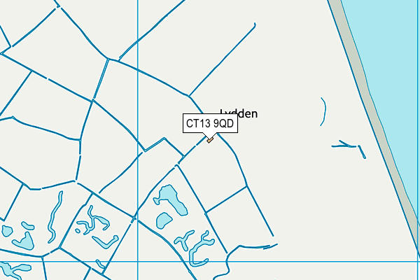 CT13 9QD map - OS VectorMap District (Ordnance Survey) CT13 9QD map - OS VectorMap District (Ordnance Survey)