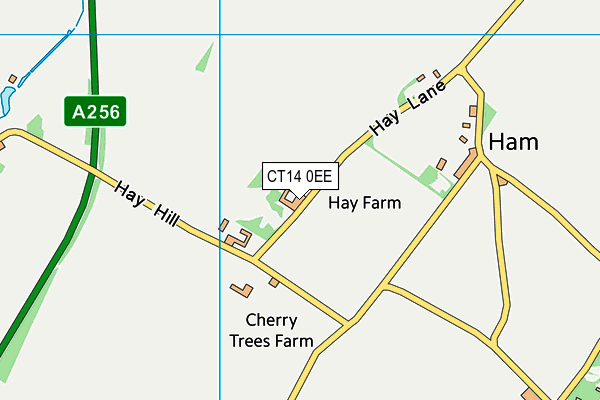 CT14 0EE map - OS VectorMap District (Ordnance Survey) CT14 0EE map - OS VectorMap District (Ordnance Survey)