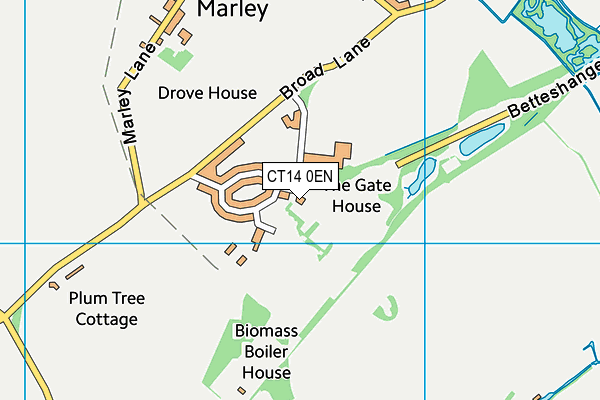 CT14 0EN map - OS VectorMap District (Ordnance Survey) CT14 0EN map - OS VectorMap District (Ordnance Survey)