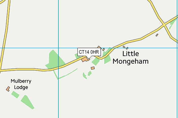 CT14 0HR map - OS VectorMap District (Ordnance Survey) CT14 0HR map - OS VectorMap District (Ordnance Survey)
