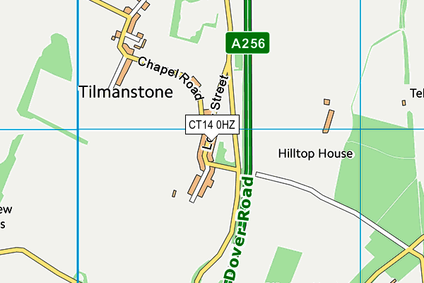 CT14 0HZ map - OS VectorMap District (Ordnance Survey) CT14 0HZ map - OS VectorMap District (Ordnance Survey)