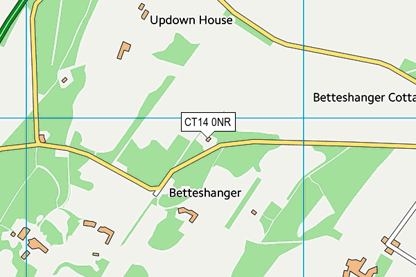 CT14 0NR map - OS VectorMap District (Ordnance Survey) CT14 0NR map - OS VectorMap District (Ordnance Survey)