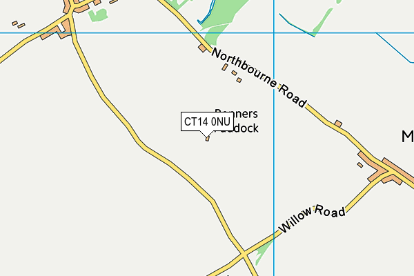CT14 0NU map - OS VectorMap District (Ordnance Survey) CT14 0NU map - OS VectorMap District (Ordnance Survey)