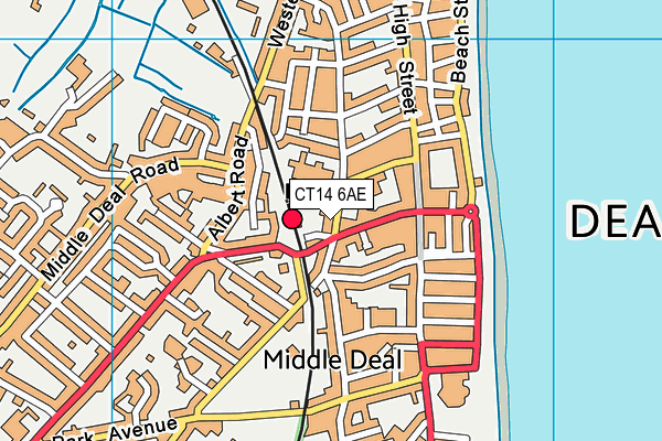 CT14 6AE map - OS VectorMap District (Ordnance Survey) CT14 6AE map - OS VectorMap District (Ordnance Survey)