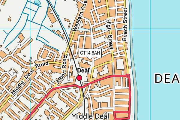 CT14 6AH map - OS VectorMap District (Ordnance Survey) CT14 6AH map - OS VectorMap District (Ordnance Survey)
