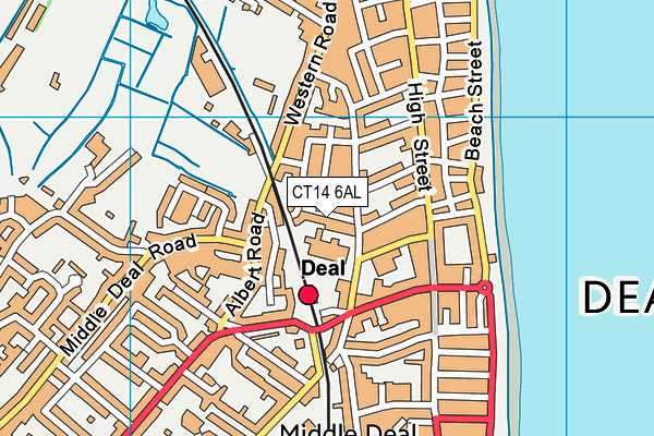 CT14 6AL map - OS VectorMap District (Ordnance Survey) CT14 6AL map - OS VectorMap District (Ordnance Survey)
