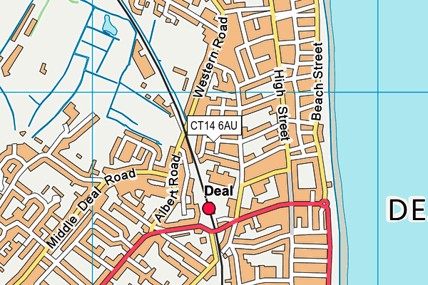 CT14 6AU map - OS VectorMap District (Ordnance Survey) CT14 6AU map - OS VectorMap District (Ordnance Survey)