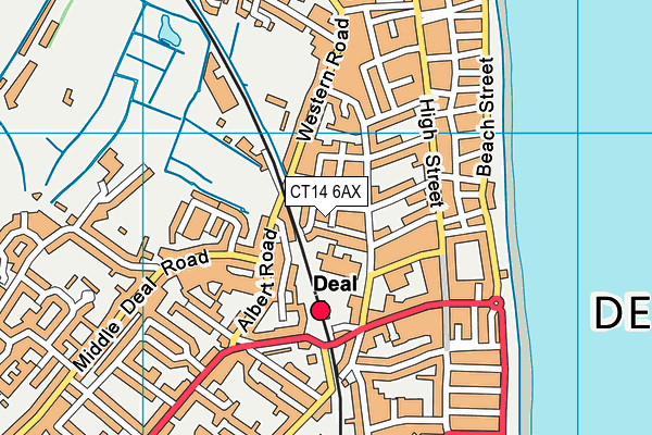 CT14 6AX map - OS VectorMap District (Ordnance Survey) CT14 6AX map - OS VectorMap District (Ordnance Survey)