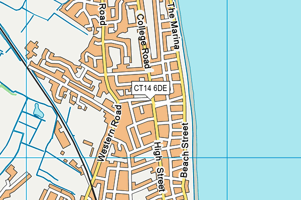CT14 6DE map - OS VectorMap District (Ordnance Survey) CT14 6DE map - OS VectorMap District (Ordnance Survey)