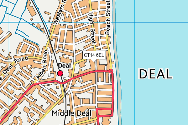 CT14 6EL map - OS VectorMap District (Ordnance Survey) CT14 6EL map - OS VectorMap District (Ordnance Survey)