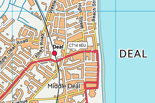 CT14 6EU map - OS VectorMap District (Ordnance Survey) CT14 6EU map - OS VectorMap District (Ordnance Survey)