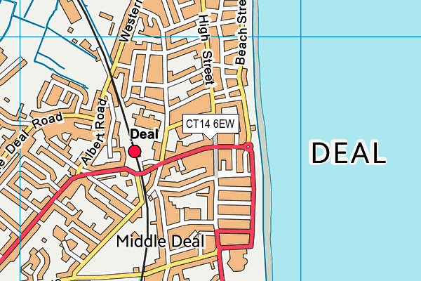 CT14 6EW map - OS VectorMap District (Ordnance Survey) CT14 6EW map - OS VectorMap District (Ordnance Survey)